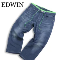 EDWIN エドウィン 春夏★ ER730 ジャージーズ USED加工 ストレッチ アンクル デニム パンツ ジーンズ Sz.M メンズ 日本製