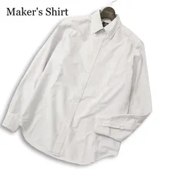 Maker's Shirt メーカーズシャツ 鎌倉 通年★ 長袖 ストライプ ボタンダウン シャツ 日本製 Sz.41-89 メンズ