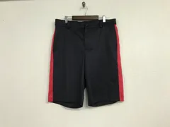 美品本物オープニングセレモニーOpeningCeremonyストレッチイージージャージショートハーフパンツサーフミリタリーアメカジワークビジネススーツストリートスケーターゴルフメンズ黒ブラックLのサムネイル
