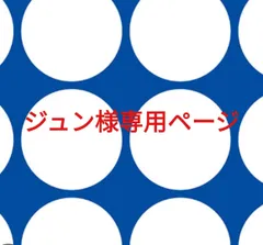 ジュン様専用ページです。