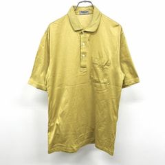 イタリア製 グッチ カノコポロシャツ 半袖 コットン100％ S イエロー 