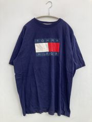 トミーヒルフィガー☆L☆フラッグタグ☆ヨットフラッグ☆ネイビー☆USA 