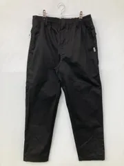 FieldCore フィールドコア チノパンツ S ブラック フルレングス コットン 無地 ワンポイント スタンダード テーパード レギュラー ウエストゴム・紐