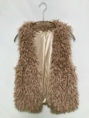 ROPE PICNIC ロペピクニック ベスト 38 ブラウン 無地