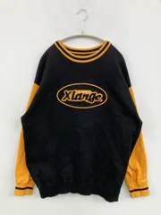 XLARGE エクストララージ スウェット M ブラック コットン 無地 ブランドロゴ 刺繍 長袖