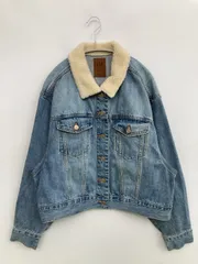 GAP ギャップ デニムジャケット L ブルー 無地 フードなし ボタン留め