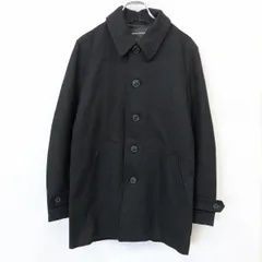 【中古】[印象A] JOURNAL STANDARD ジャーナルスタンダード コート レディース M 黒 ウールなど ステンカラー ボタン留め 裏地付き 無地 長袖のサムネイル
