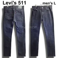 Levi's　リーバイス　511　W36（約89cm　W35相当）　スリム デニムパンツ　ストレッチ　ブラック　メキシコ製　ジーンズ　メンズ