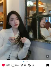 환승연애 해은 着用) CITYBREEZE レースアップ カラ ニット アイボリー /廃盤商品