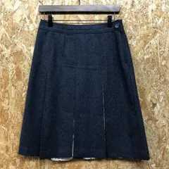 【中古】[印象AB] HUSH HUSH NO.511-73132 ハッシュアッシュ レディース サイズ2 ヘザーグレー ひざ丈 スカート 裏地付き メルトン バティック柄のサムネイル