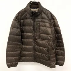 【中古】[印象B] Golden Bear ゴールデンベア ダウンジャケット / ブルゾン レディース M ブラウン 茶色 ダウン90%＋フェザー10% ハイネック 内ポケット×２ 若干薄手 ジップアップ 長袖のサムネイル
