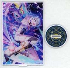 [중고] 아크릴 스탠드 아크릴 패널 이토 테스라 아크릴 스탠드 [MAGIC 복권 퀴즈 RPG 마법사와 검은 고양이 위즈 12th ANNIVERSARY 복권] B-6 상
