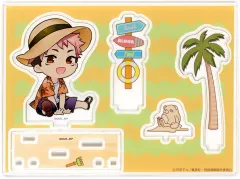 【中古】アクリルスタンド・アクリルパネル B.虎杖悠仁(麦わら帽子) アクリルジオラマ 「まるくじ 呪術廻戦 Aloha vibes」 大吉06