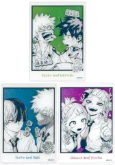 【中古】キャラカード 集合 箔入りアクリルカード3枚セット 「僕のヒーローアカデミア」