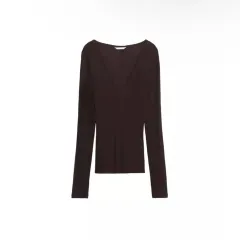 ザラ Vネック Tシャツ