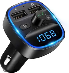 FMトランスミッター Bluetooth 車載充電器 USB 急速充電 ハンズフリー