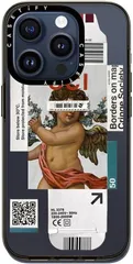 CASETiFY iPhone15 Pro ケース クリア ブラック 耐衝撃 MIL規格