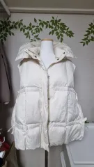 (新品) アイボリー ダウン ベスト 66 98 600円)