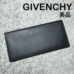【美品】GIVENCHY ジバンシー 長財布 レザー ブラック ユニセックスのサムネイル