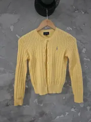 ポロラルフローレン イェロー カーディガン L12 14