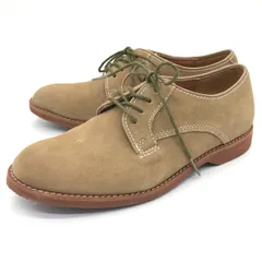 【倉吉店】 中古 REGAL | リーガル その他靴 スエード プレーントゥ シューズ ベージュ 【128】