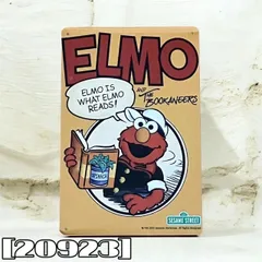 『訳アリ』[20923] ブリキ看板 エルモ セサミストリート ユニバーサル レトロ 昭和 インテリア ガレージ 車 CAR アンティーク風 ビンテージ風 アメリカン雑貨 映え プレート TIN SIGN カフェレストラン 飾り ヴィンテージ風