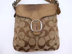 コーチ　ソーホー　レザー　ブラウン　ショルダーバッグ　シグネチャー 1101