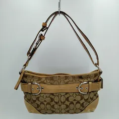 コーチ　ソーホー　アクセサリーポーチ　シグネチャー　ブラウン　ショルダーバッグ　1097