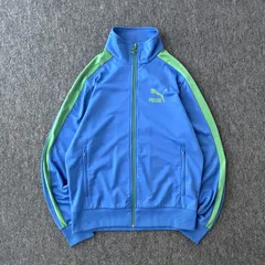 PUMA　プーマ　トラックジャケット　ジャージ　海外規格　ワンポイント　バイカラー　好配色