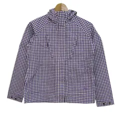 エルエルビーン ナイロンジャケット アウター マウンテンパーカー チェック柄 レディース Sサイズ 紫×白 L.L.Bean 【中古】
