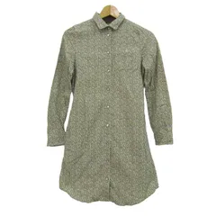 ラコステ シャツワンピース トップス 長袖 レディース 38サイズ 黄×茶×紫 LACOSTE 【中古】のサムネイル