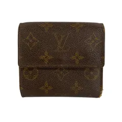 LOUIS VUITTON(ルイヴィトン) Wホック財布 モノグラム ポルトモネビエカルトクレディ M61652 - レザー