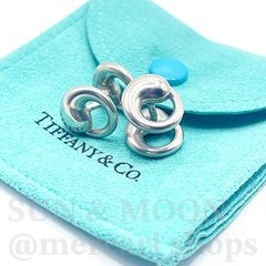 h584 希少 美品 ティファニー エターナルサークル カフス シルバー 925