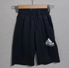 キッズ) 120) アディダス ブラック 機能性 ハーフパンツ