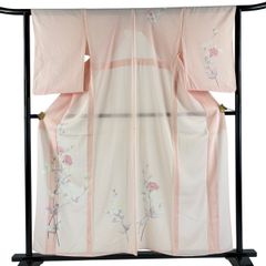 美品 夏物 駒絽の3本絽 本加工染 附下げ・訪問着（正絹）未使用