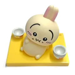 【中古】トレーディングフィギュア うさぎ 「ちいかわ なんか小さくてかわいいやつ×松屋・松のや コラボキャンペーン オリジナルフィギュア」 対象メニュー注文特典
