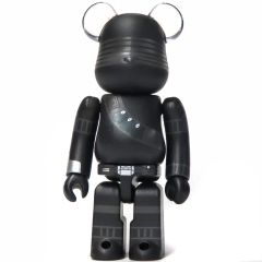 BE@RBRICK カリモク 浮造り 黒銀 400％ - メルカリ