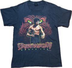 レア☆ 90s ブルースリー DRAGON Tシャツ 黒 L - メルカリ