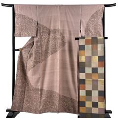 美品】 袋帯 秀品 タージ・マハル 金銀彩 黒 六通 正絹 【中古 