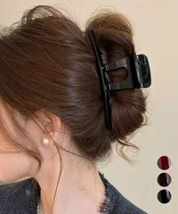 【日本倉庫即納】 バンスクリップ 大きめ ヘアクリップ