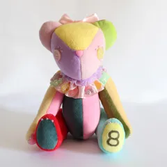 クマヤNo.８　ももこ　テディベア　くまのぬいぐるみ
