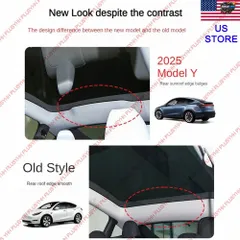 モデルY 2025 ジュニパー サンシェード テスラ用 アイスクロス バックル サンシェード ガラスシェード フロント リア スカイライト 断熱ア