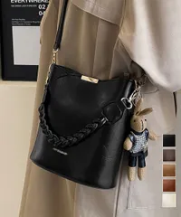 【日本倉庫即納】 ショルダーバッグロープ編みハンドルバッグ