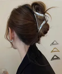 【日本倉庫即納】 ヘアクリップ 合金 バンスクリップ韓国風
