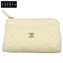 CHANEL シャネル 25S AP3179 キャビアスキン マトラッセ クラシックジップカードケース フラグメントケース
