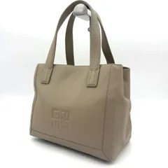 GRES グレ レザー ハンドバッグ トートバッグ グレージュ ベージュ 美品のサムネイル