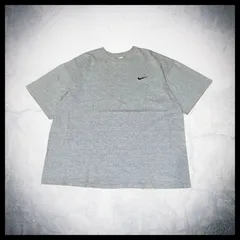 NIKE Tシャツ XL グレー ワンポイントロゴ ビッグサイズ シンプル y2k 古着