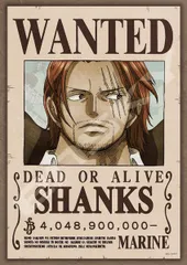 エンスカイ(ENSKY) ジグソーパズル ワンピース 懸賞金40億4890万ベリー SHANKS 18.2×25.7cm 208ピース 208-106