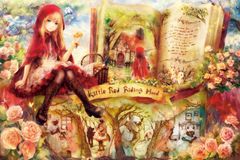 ジグソーパズル完成品：赤ずきん物語【フレーム付】 - メルカリ