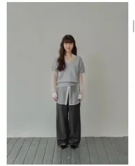 ポエート 半袖ニット